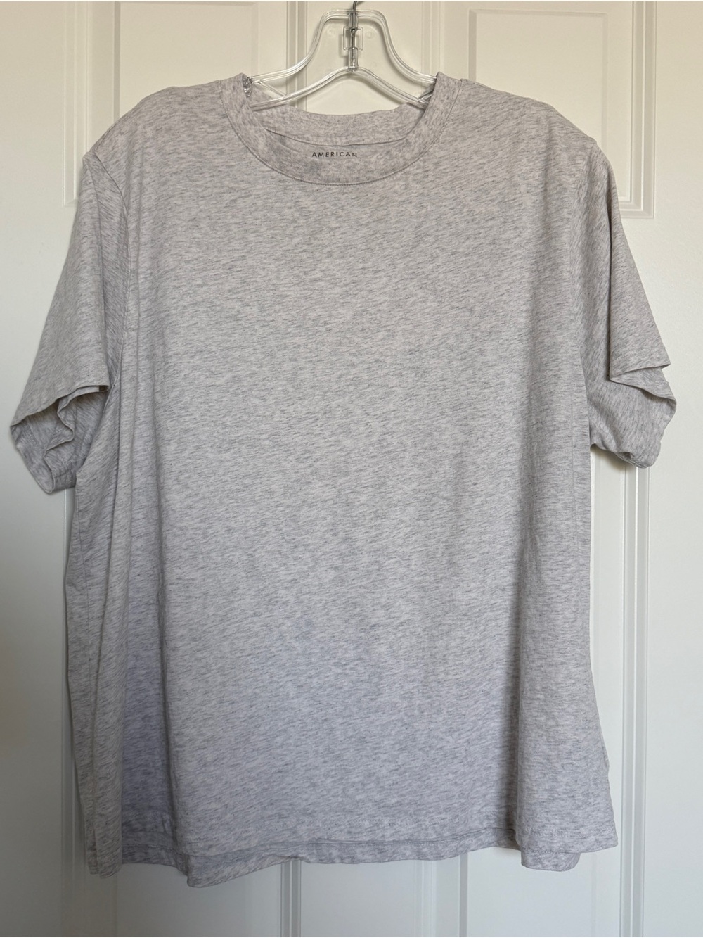 American Eagle Outfitters Boxy Gray Crew Neck Tee